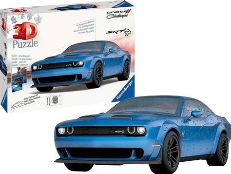 Ravensburger Puzzle 3D Pojazd Dodge Challenger Srt 163El Ceny I