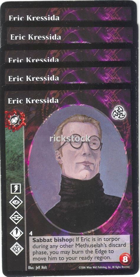 Eric Kressida X5 Tremere Antitribu 3rd Ed Jyhad VTES EBay