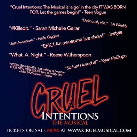 Cruel Intentions: The Musical - click for showtimes and tickets! - LPR