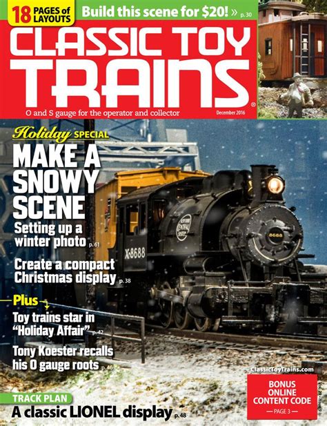 Classic Toy Trains December 2016 (Digital) - DiscountMags.com