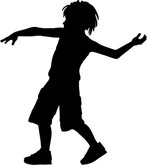 Children Silhouette Clipart Best