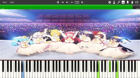 Synthesia Piano Zombieland Saga ED Hikari e 光へ by FranChouChou