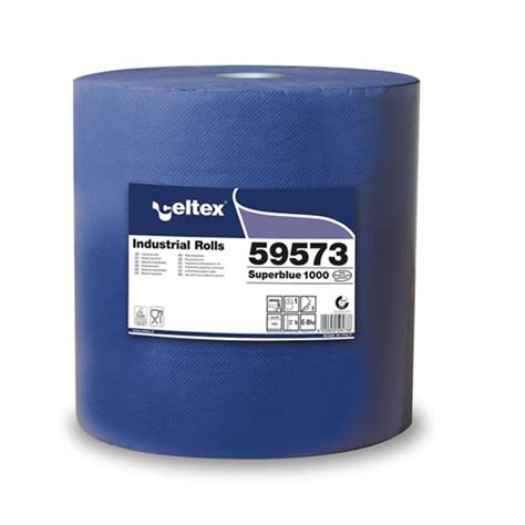 Industrijske Papirnate Brisa E Celtex Superblue Slojne Modre