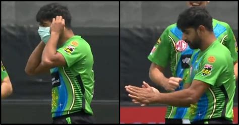 Watch Haris Rauf Covid Safe Wicket Celebration In Big Bash League