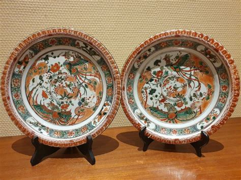 Platos 2 Famille Verte Porcelana Kangxi Fish Catawiki