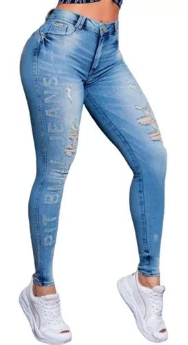 Calça Pitbull Pit Bull Jeans Feminina C Bojo Modela Bumbum