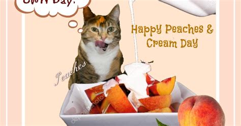 Peaches And Paprika Happy Peaches And Cream Day