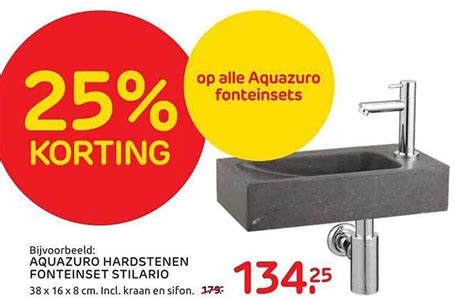 Korting Op Alle Aquazuro Fonteinsets Aanbieding Bij Praxis