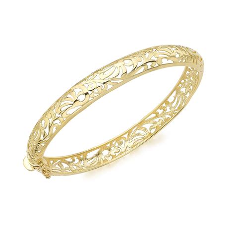 Carissima Gold 9 Ct Yellow Gold Art Nouveau Style Bangle You Can Find Out More Details At