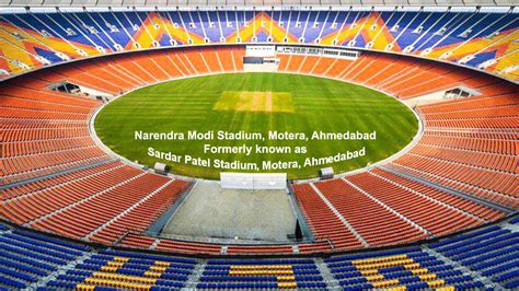Narendra Modi Stadium Motera Ahmedabad India Profile Cricwindow
