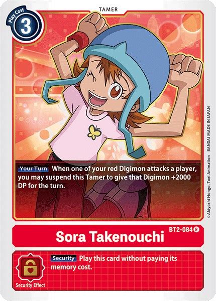 Sora Takenouchi Release Special Booster Digimon Card Game