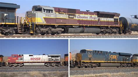 Canadian Pacific Heritage Csx Bnsf And Santa Fe Warbonnets