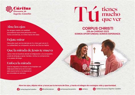 Semana Caridad 2023 Cáritas Diocesana Tú Tienes Mucho Ver