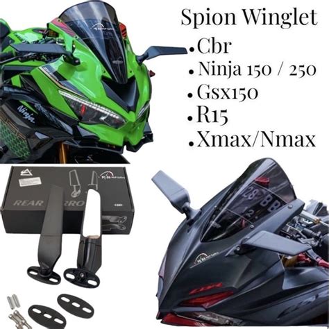 Spion Winglet Stealth Full Cnc Spion Zx Universal Ninja R R