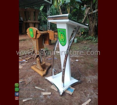 Jual Podium Minimalis Stainless Steel Model Terbaru Jepara Podium