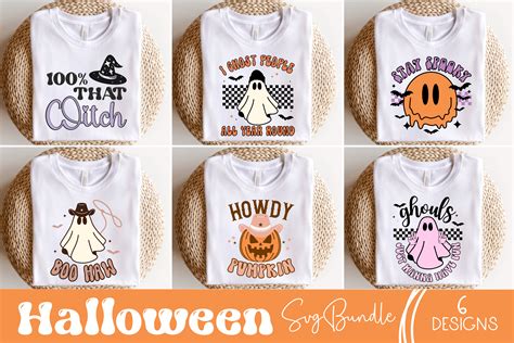 Halloween Svg Bundle Retro Halloween Graphic By Rumi Design · Creative