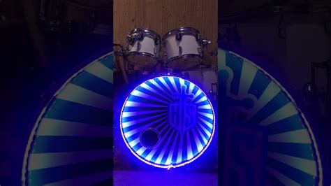 Kick Drum Art W Led Lights Youtube