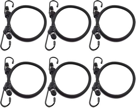 Sdtc Tech Inch Bungee Cord With Hook Pack Superior Latex Heavy