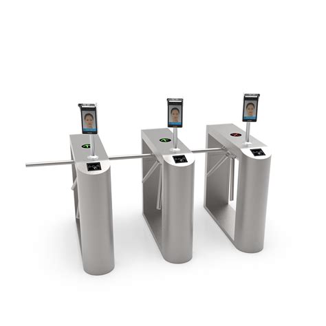 Semi Automatic Tripod Turnstile Gate With Ic Card And Facial