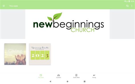 App New Beginnings Christian Fellowship