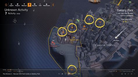 The Division 2 Recover SHD Tech Cache On Battery Park YouTube