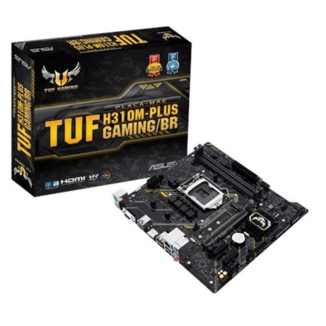 Placa Mãe Lga 1151 Asus Tuf H310m Plus Gamingbr Micro Atx Waz