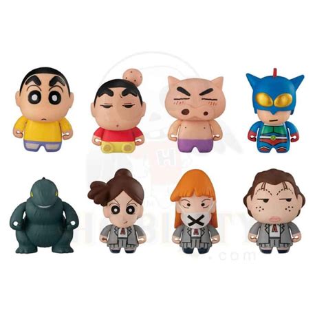 Gashapon Crayon Shin Chan Figure Collechara Complete Set