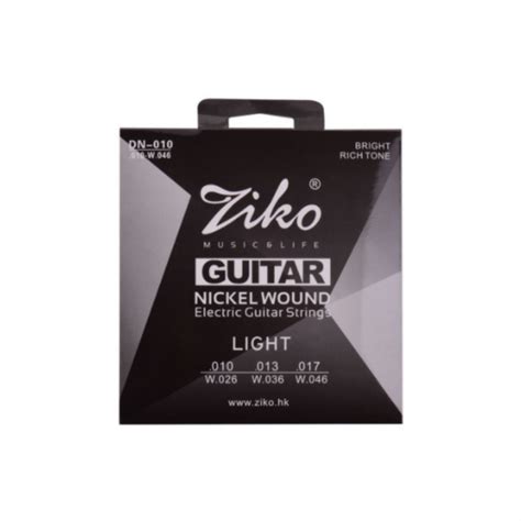 Ziko Dn 010 Cuerdas Para Guitarra Eléctrica Precio Guatemala Kemik