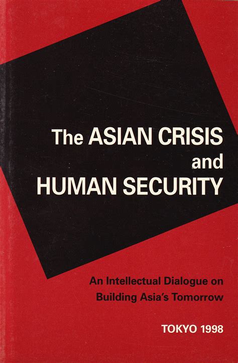 JCIE Publications The Asian Crisis And Human Security JCIE