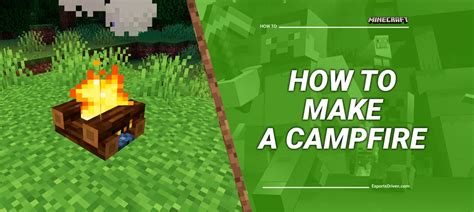 How To Make A Campfire In Minecraft Step By Step Guide