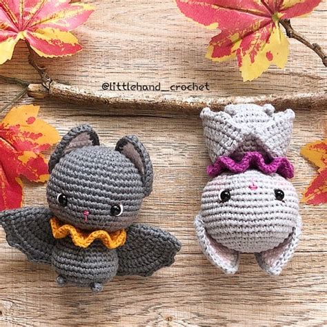 The Little Bat Crochet Pattern Crochet Bat Bat Amigurumi Etsy