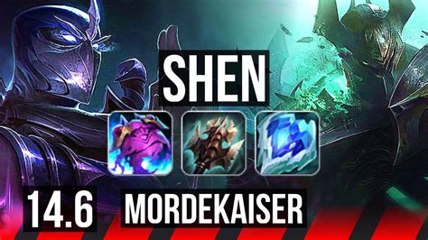 SHEN Vs MORDEKAISER TOP 8 2 20 6 Solo Kills 400 Games Godlike