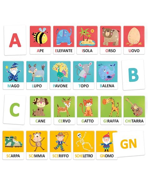 Flashcards Alfabeto Tattile E Fonetico Montessori Leggi Tocca E