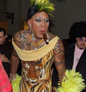 dennis rodman drag | Bad tattoos, Dennis rodman, Denis rodman