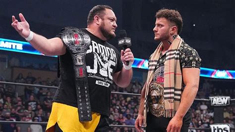 Mjf Vs Samoa Joe For The Aew World Title Set For Worlds End Wrestling