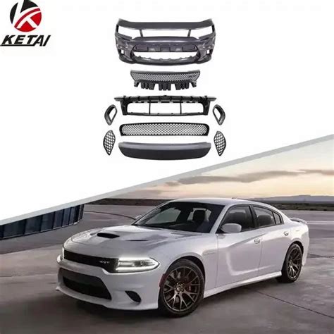 2015 Srt Style Front Bumper Front Lip Without Fog Lamp Hole Car Bumper For Dodge Charger 2015