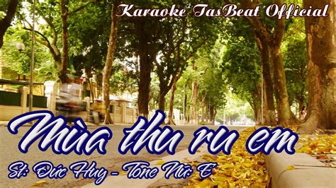 Karaoke M A Thu Ru Em Tone N Tas Beat Youtube