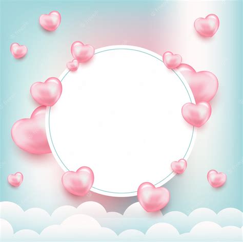 Premium Vector Valentine Day Background Love Background Romantic Concept