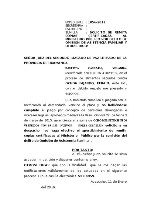 Doc Expediente 1056 2011 Secretaria Escrito Nº Sumilla