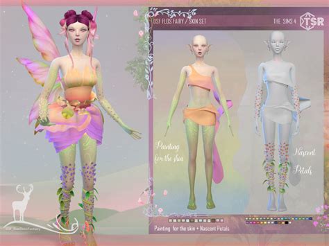 The Sims Resource FLOS FAIRY SKIN SET