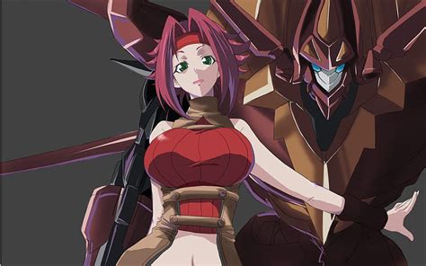 Kallen Y Gurren Karen Código Geass Kallen Kouzaki Niñas Anime Stedfeld Fondo De Pantalla