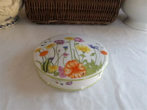 Ancienne Bonbonni Re En Porcelaine A Raynaud Limoges Diam Cm Haut