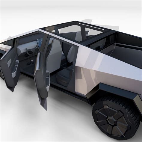 Tesla Cybertruck with chassis and interior in 2022 | Tesla, Modern ...