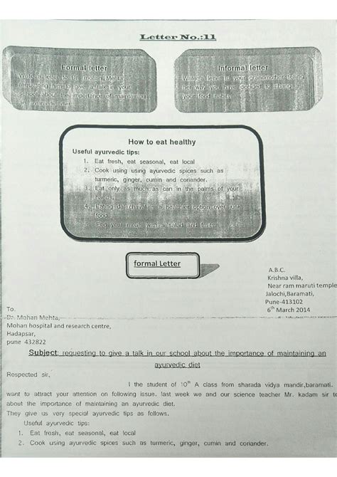 SOLUTION Writing Section2 Formal Informal Letter Studypool