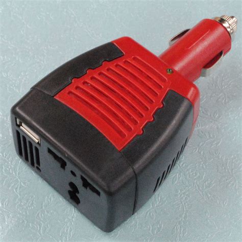 Power Car Inverter 75w 220v Ac Eu Plug With Usb Charger 21a Dilengkapi Dengan Port Ac Dengan