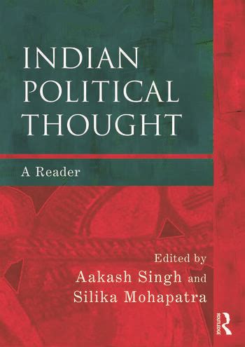 Indian Political Thought A Reader St Edition Paperback Routledge