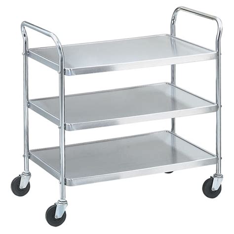 Vollrath Knocked Down Stainless Steel Shelf Utility Cart