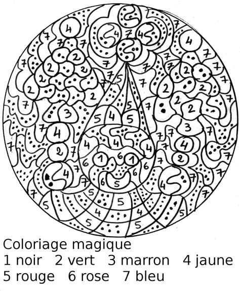 20 Dessins De Coloriage Magique Grande Section à Imprimer