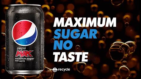 Pepsi Max Maximum Sugar No Taste Youtube