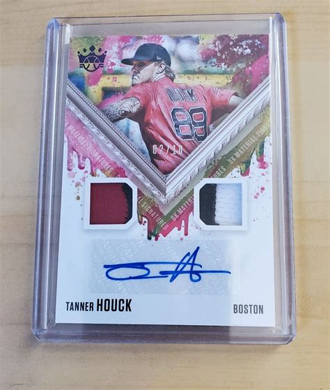 2021 Panini Diamond Kings Tanner Houck Dual Patch Auto 2 10 EBay